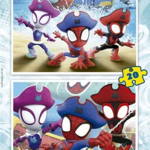 PUZZLE 2X20 PIEZAS SPIDEY &AMAZING FRIENDS