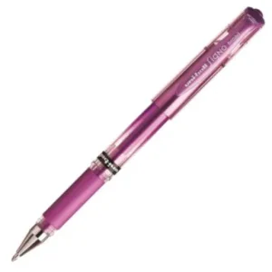 C/12 boligrafos uni-ball signo broad rosa metálico 1mm