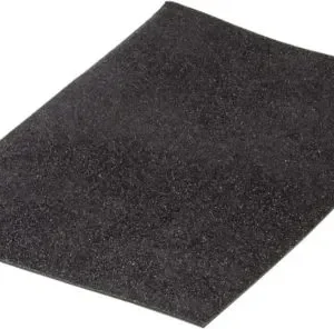 Pack 10 laminas goma eva purpurina biodegradable negro 40x60 cm