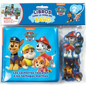 Patrulla Canina (Libro baño) Los cachorros rescatan a las tortugas marinas AA.VV. 2025