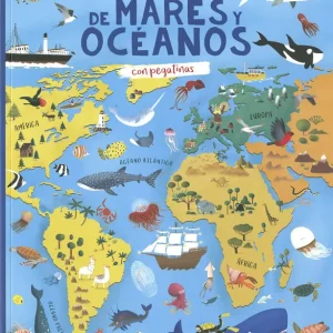 Atlas de mares y océanos con pegatinas Talavera, Estelle 2025