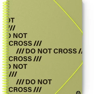 CARPETA Fº PP NOT CROSS 20 FUNDAS GREEN ARMY