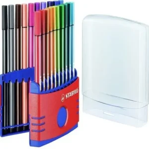 ESTUCHE 20 COLORES SURTIDOS COLORPARADE STABILO PEN 68
