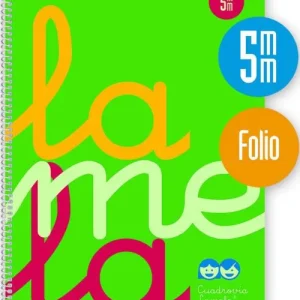 CUADERNO ESPIRAL Fº 80H 90G 5MM VERDE CUADROVIA PP.