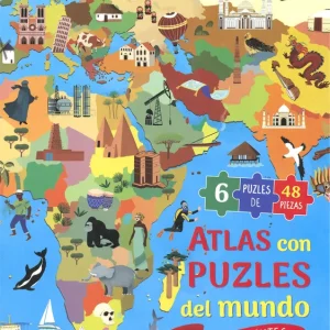 Atlas puzle del Mundo. Los continentes VARIOS 2024