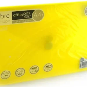 PAQ/10 CARPETA SOBRE A4+ V-LOCK 240X335 VELCRO AMARILLO