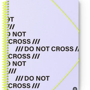 CARPETA Fº PP NOT CROSS 40 FUNDAS MALVA