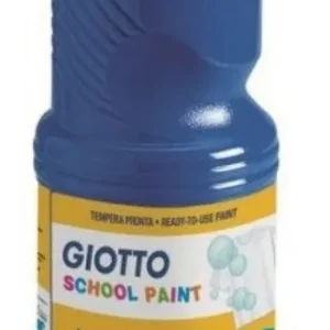 Bote témpera escolar Giotto 500ml azul ultramar