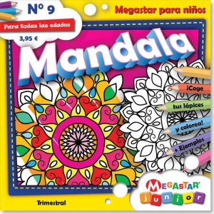 MANDALA JUNIOR COLOREA Y DISFRUTA 09 VV.AA. 2023