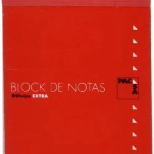 Paq/10 bloc notas con tapa 16º 80h 60gr liso