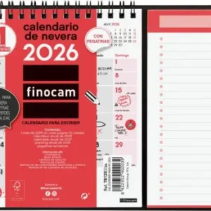 CALENDARIO ESCRIBIR 2026 IMAN XS