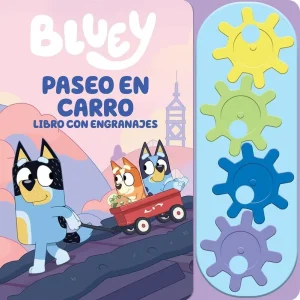BLUEY: PASEO EN CARRO - LIBRO DE ACTIVIDAD CON ENGRANAJES - PI KIDS 2026