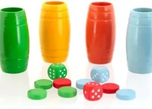 ACCESORIOS OCA PARCHIS EN MADERA 6 JUGADORES