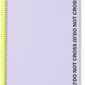CUADERNO A4 ESPIRAL NOT CROSS 100H CUADRICULA MALVA