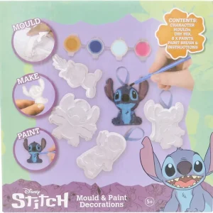SET GRANDE DE ESCAYOLA PARA MOLDEAR Y PINTAR STITCH