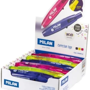 Exp 12 cinta correctora acid edition 5mmx6m recargable milan