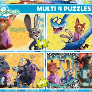 PUZZLE PROGRESIVO ZOOTROPOLIS 2 50 80 100 150 PIEZAS