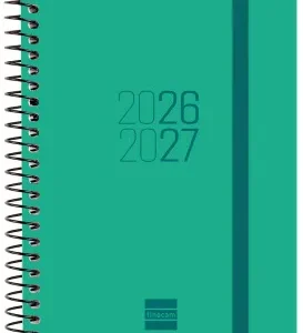 AGENDA ESCOLAR 26-27 E8 DP ESPIR VERDE ESPIRAL