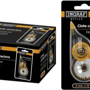C/24 blister cinta correctora office club 5mmx12m.