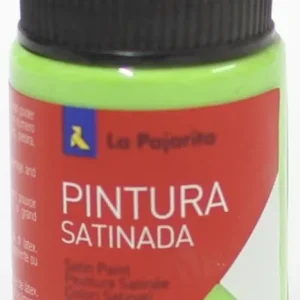 C/6 bote pintura satinada la pajarita verde loro base latex