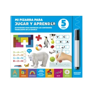 MI PIZARRA PARA JUGAR Y APRENDER 2 AÑOS Imagiland 2024