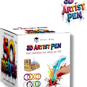C/10 RECAMBIOS BOLI ARTIST PEN 3D 50M 10 COLORES SURTIDOS