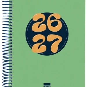 AGENDA ESCOLAR 26-27 4º DP COOL VERDE ESPIRAL