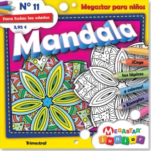 MANDALA JUNIOR COLOREA Y DISFRUTA 11 AA.VV 2023