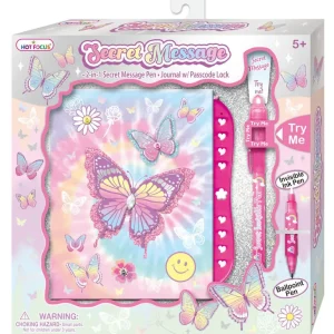 DIARIO CON MENSAJES SECRETOS BUTTERFLY