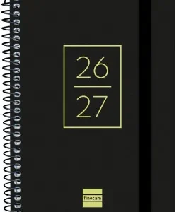 AGENDA ESCOLAR 26-27 4º DP SEC NEGRO ESPIRAL