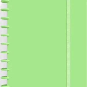 CUADERNO INGENIOX A4 80H CUADRICULA VERDE PASTEL