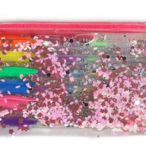 PORTATODOS CON 6 BOLIGRAFO DE GEL MINNIE MOUSE