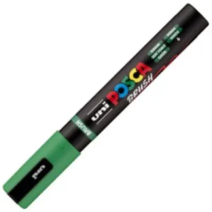 MARCADOR UNI-POSCA BRUSH PUNTA 1-4MM PC-5BR COLOR VERDE
