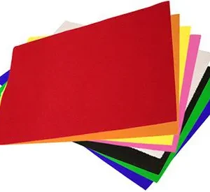 PACK/10 PLANCHAS DE FIELTRO 20X30 CM COLORES SURTIDOS