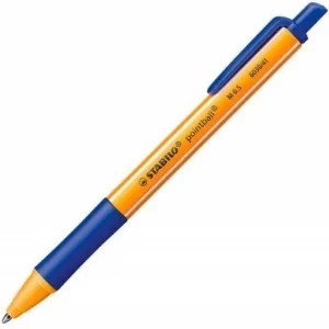 c/10 Bolígrafo stabilo pointball colorful azul marino punta m 0.5 mm.