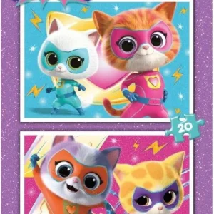 PUZZLE 2X20 PIEZAS SUPER KITTIES