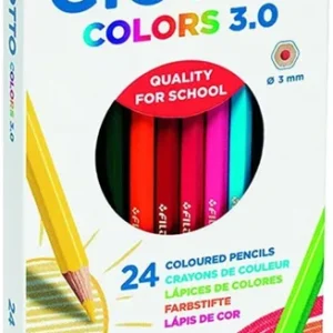 Estuche 24 lápices colores giotto colors 3.0