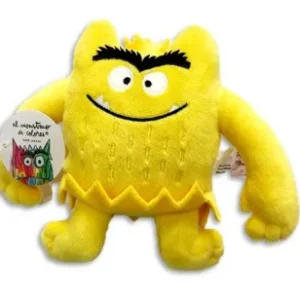 Pequeño peluche monstruo de colores Amarillo 15cm VV.AA. 2025