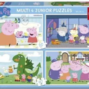 PUZZLE PROGRESIVO JUNIOR PEPPA PIG 20 40 60 80 PIEZAS