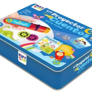 KIT PROYECTOR CUENTOS CAJA METALICA
