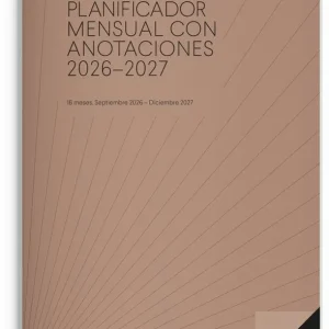 AGENDA G PLANIFICADOR MENSUAL A4 26-27 MES VISTA