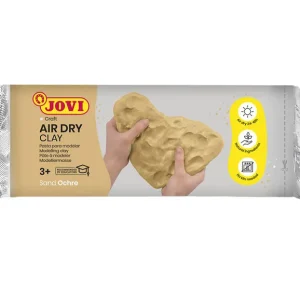 Pasta para modelar air dry clay jovi 1000g. ocre