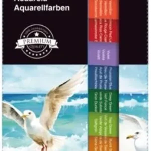Caja 12 tubos acuarela 12ml artist colores surtidos