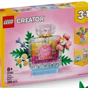 FRASCO DECORATIVO DE PERFUME FLORAL LEGO CREATOR 3 EN 1