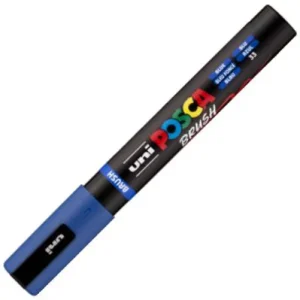 MARCADOR UNI-POSCA BRUSH PUNTA 1-4MM PC-5BR COLOR AZUL