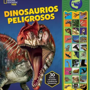NATIONAL GEOGRAPHIC KIDS - DINOSAURIOS PELIGROSOS - LIBRO SONORO CON 30 BOTONES PARA OÍR PALABRAS Y SONIDOS - PI KIDS national geographic 2026