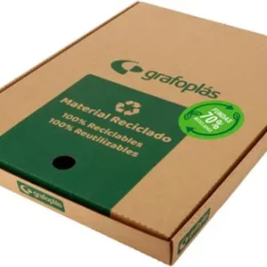 C/100 fundas a4 multitaladro pp cristal 70 micras 70% recicladas