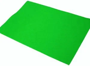 PACK/10 PLANCHAS DE FIELTRO 40X60 CM VERDE