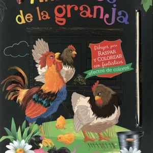 Animales de la granja. Dibujos para raspar y colorear Ediciones, Susaeta 2023