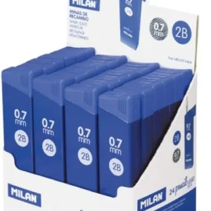 Exp 24 cajas con 12 minas grafito 0,7mm 2b